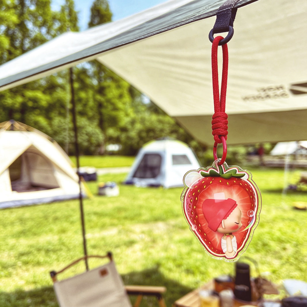 ShoBaby Strawberry Hanging Charm — Fruit Series