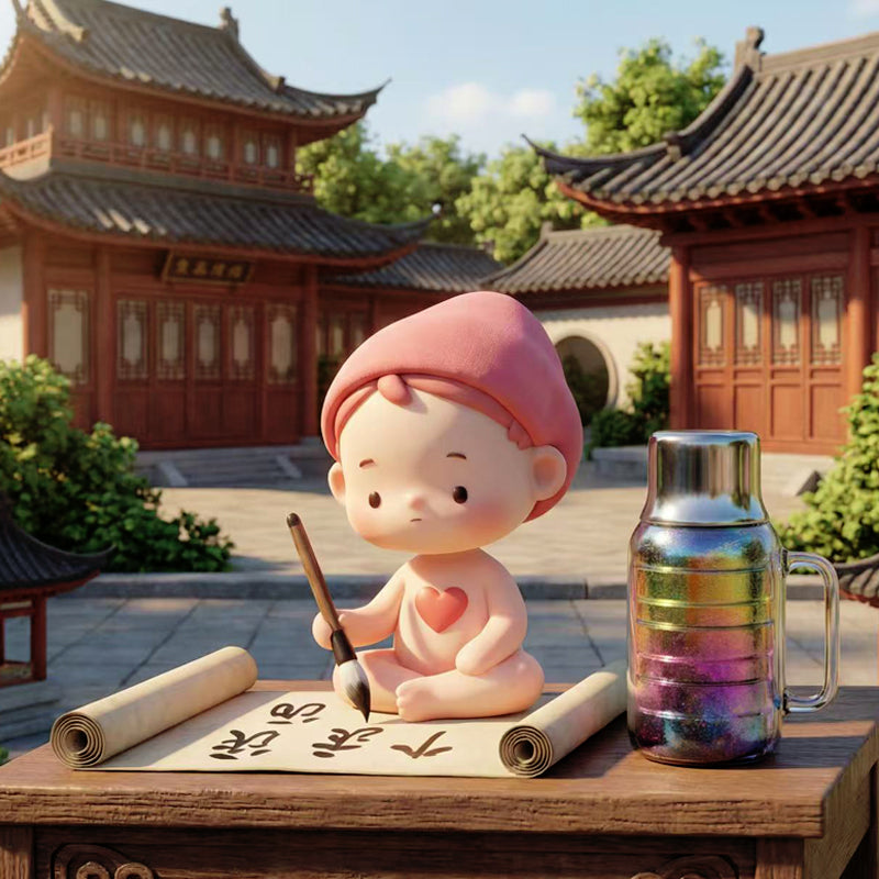 ShoCandy x Heqi “Sea & Sky Glow” Titanium Bottle Gift Set