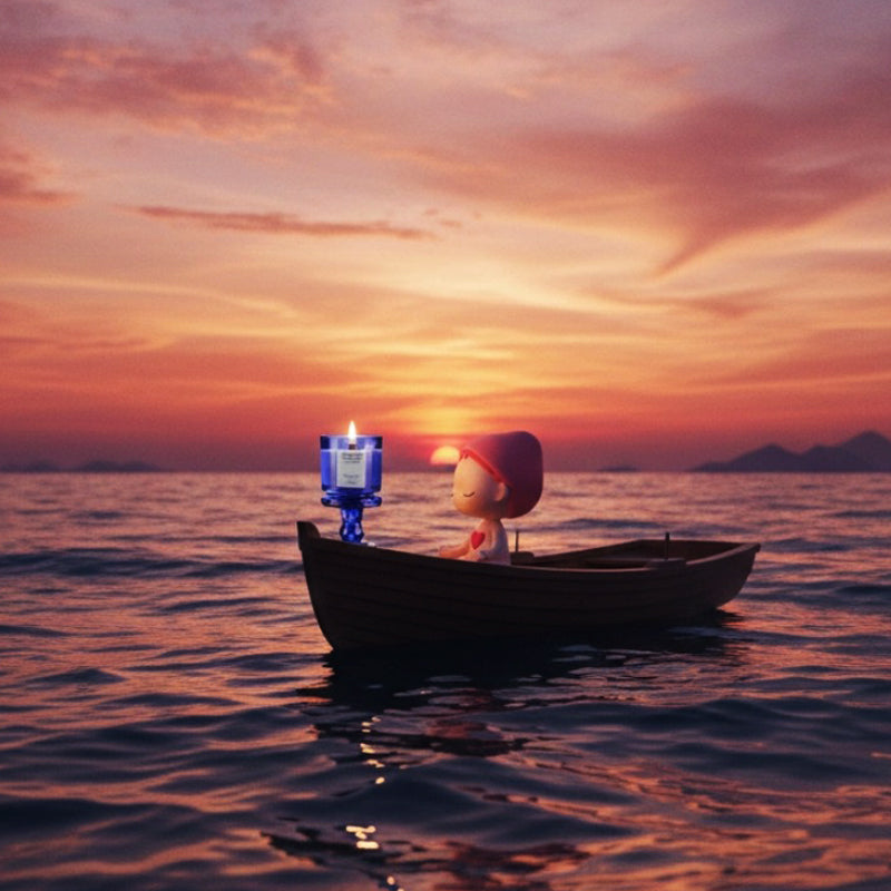 ShoCandy x Classic of Mountains and Seas “Ocean Heart” Scented Candle Gift Set (Twin Edition)