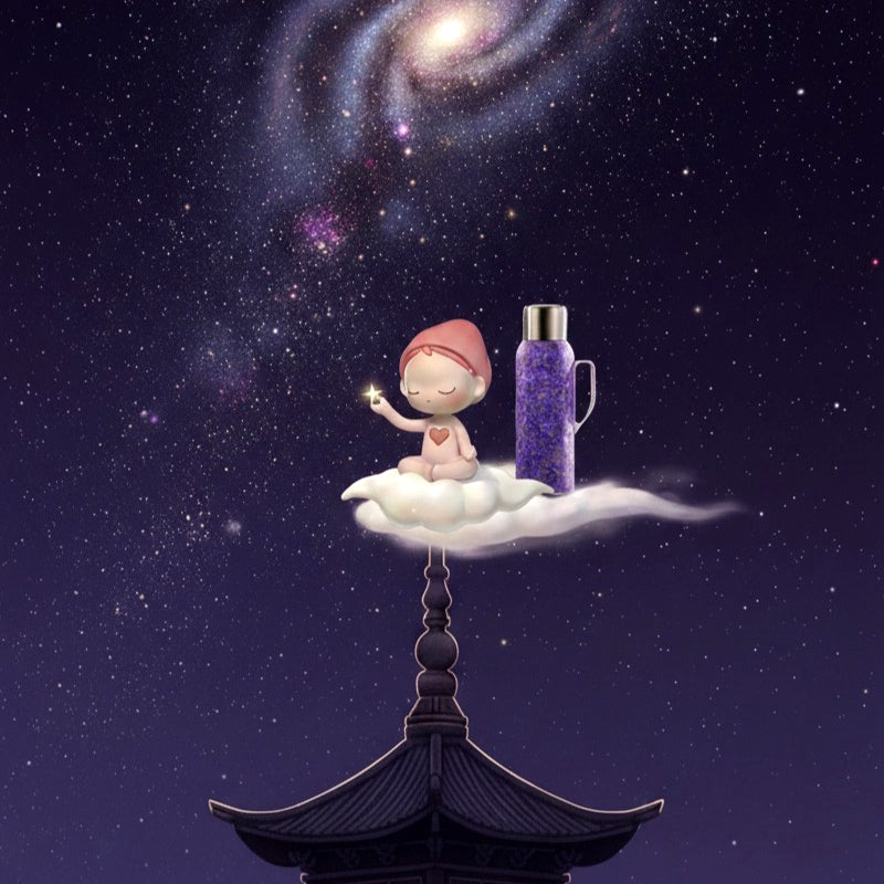 ShoCandy x Heqi “Glacial Era” Titanium Bottle Gift Set